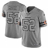 Nike Bears 52 Khalil Mack 2019 Gray Gridiron Gray Vapor Untouchable Limited Jersey Dyin,baseball caps,new era cap wholesale,wholesale hats